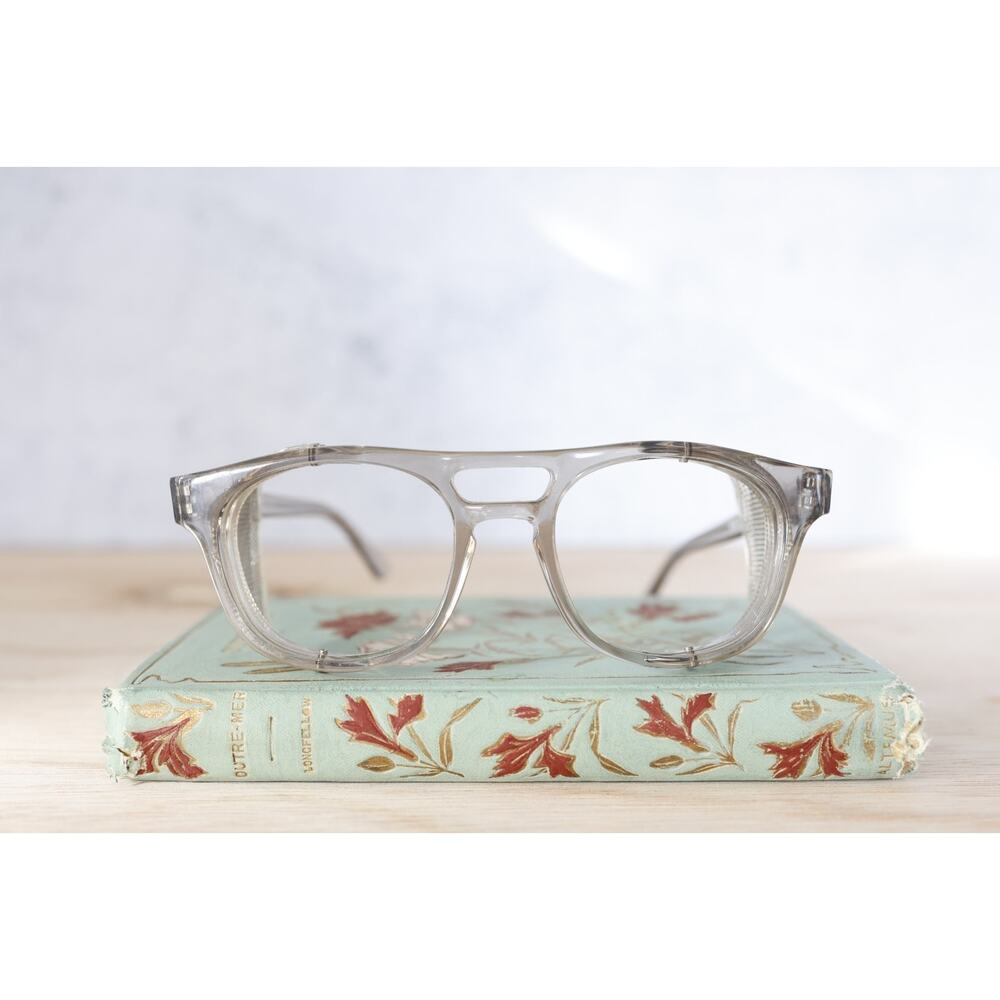 Vintage 1970s Titmus Eyeglass Safety Glasses Side Shields Retro Midcentury